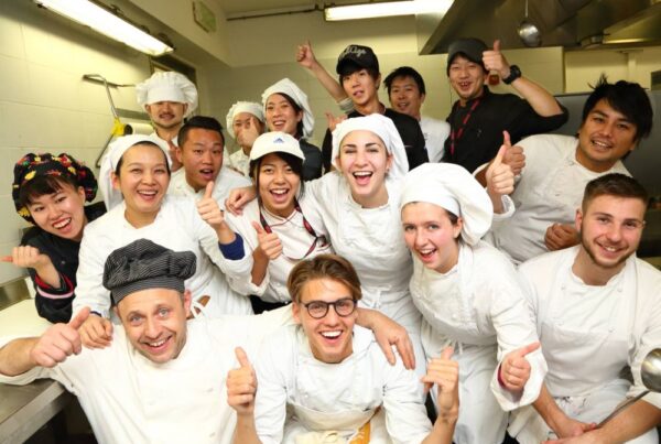 Students at Florence Culinary Arts School (FCAS)