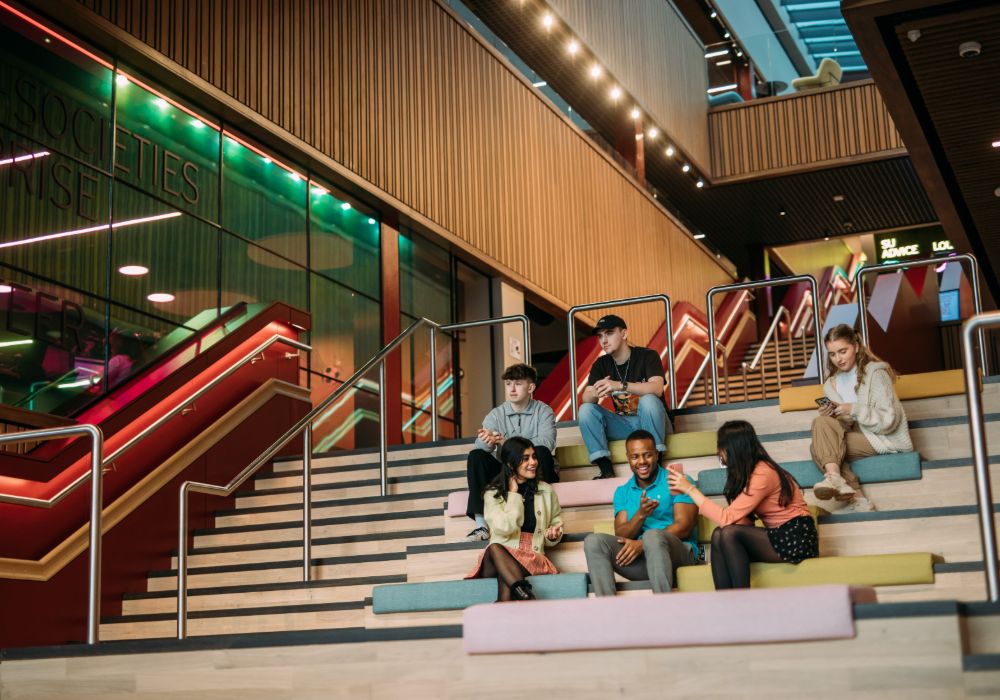 Students at Queen's University Belfast